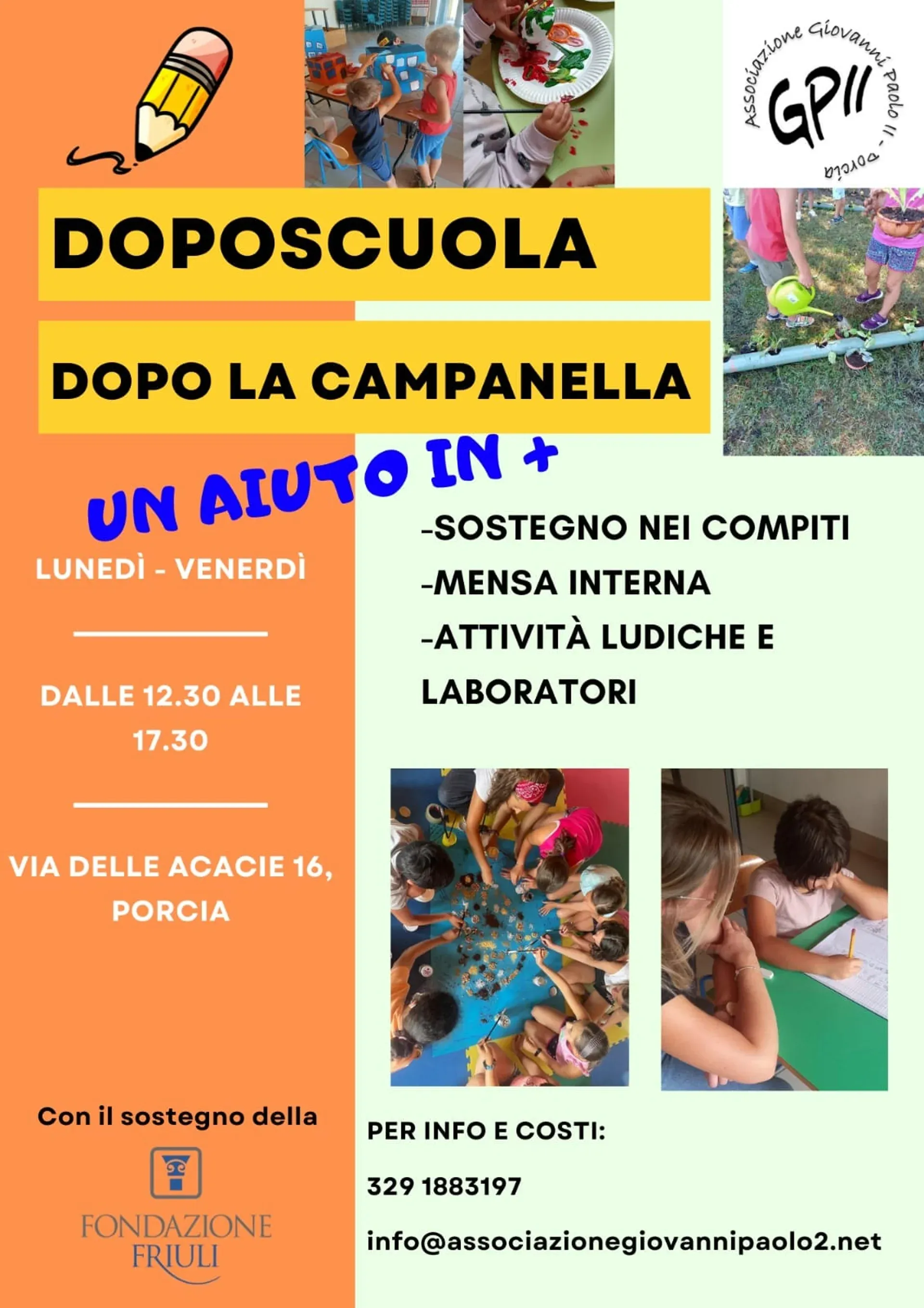 Torna ancora il Doposcuola!