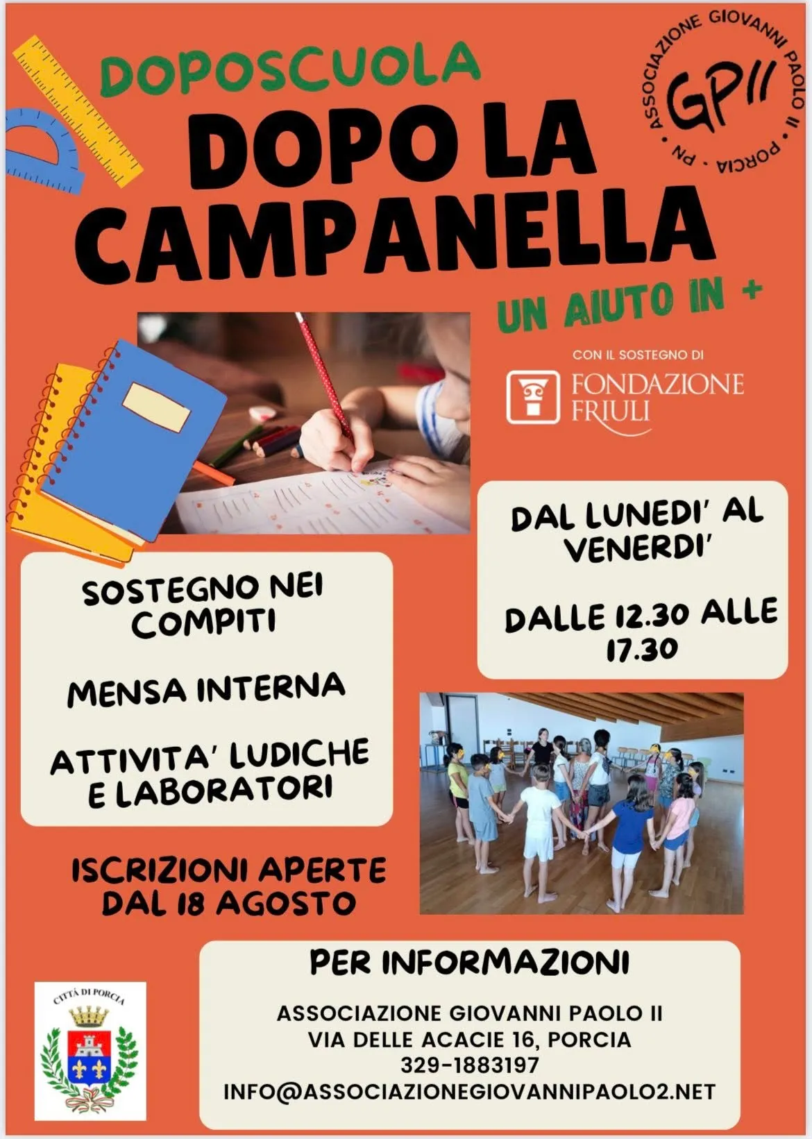 La nostra offerta per il Doposcuola