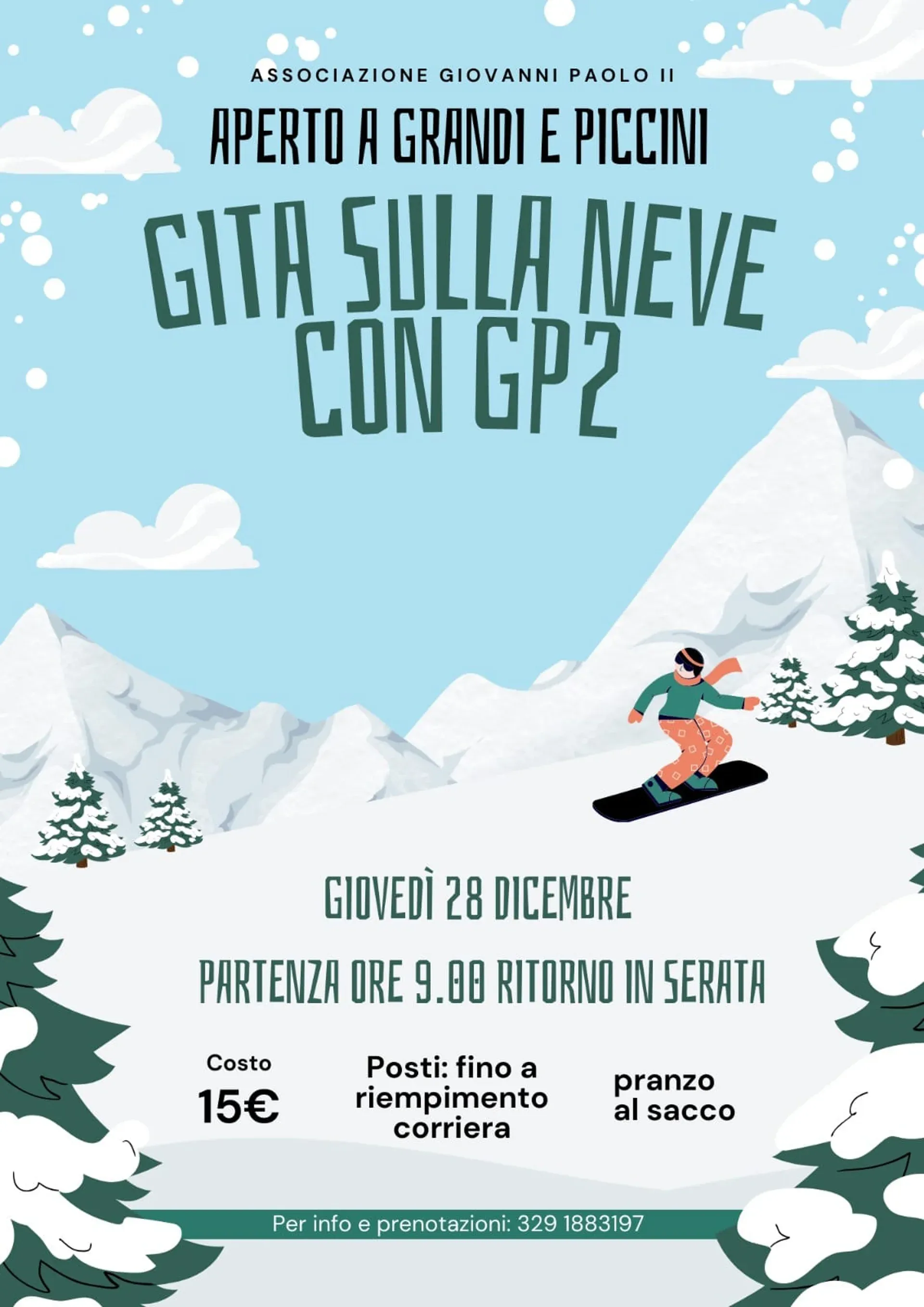 Tutti pronti per una giornata sulla neve?