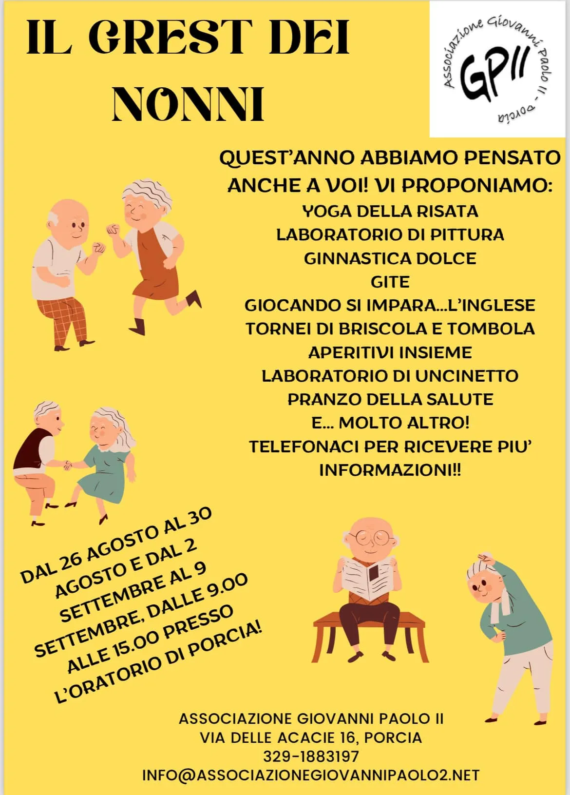 Novità: Il grest dei nonni