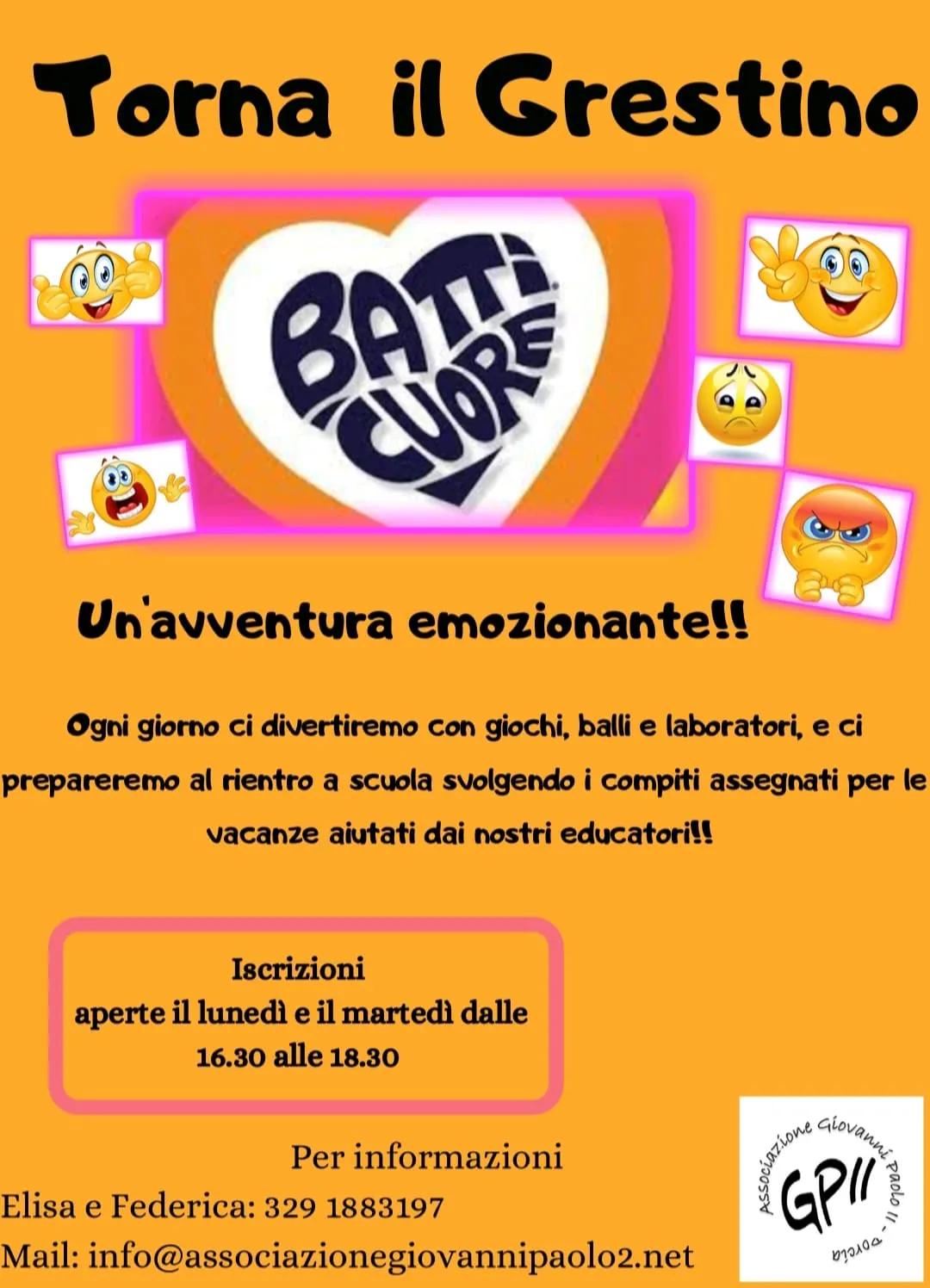 Aperte le iscrizioni per il Grestino